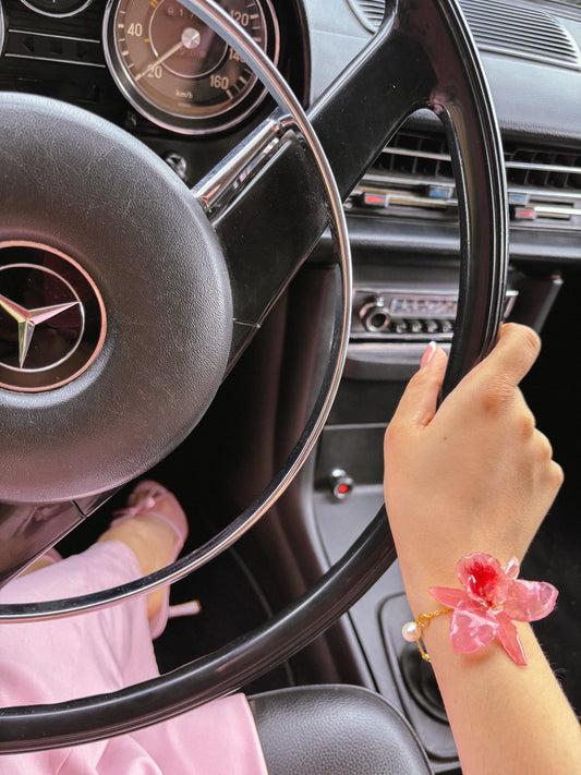 Pearls and Ribbons - Bracelet