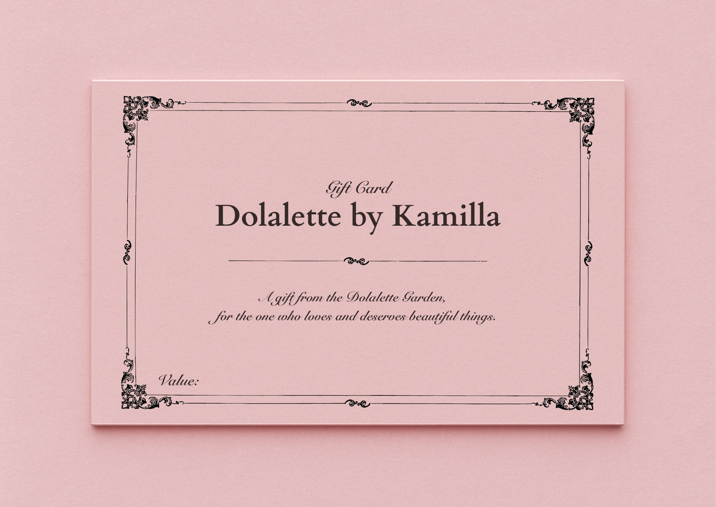 Dolalette by Kamilla Gift Card