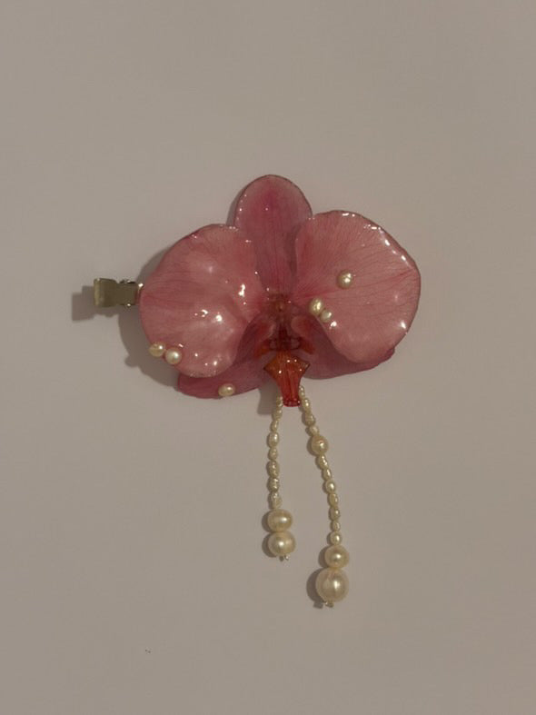 Hair clip pink