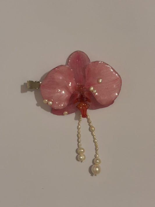 Hair clip pink
